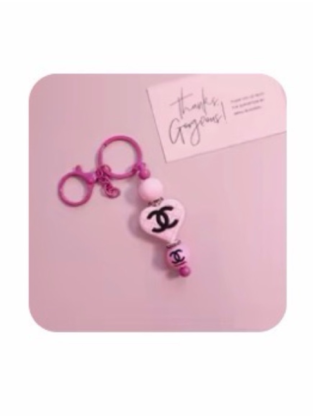 Handcrafted Fashion Designer Luxury Keychain ✨🔑